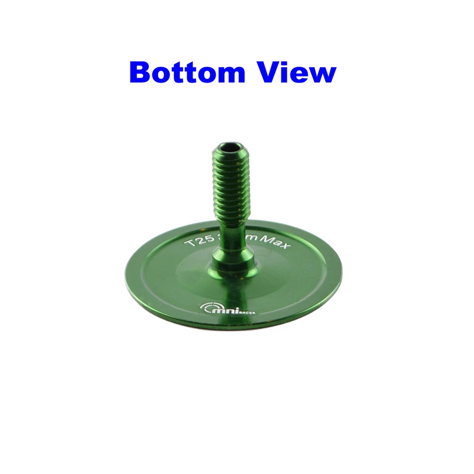 OMNI Racer WORLDS LIGHTEST Alloy Headset Top Cap & Bolt: JUST 3.4 grams!! GREEN - Image 3 of 4