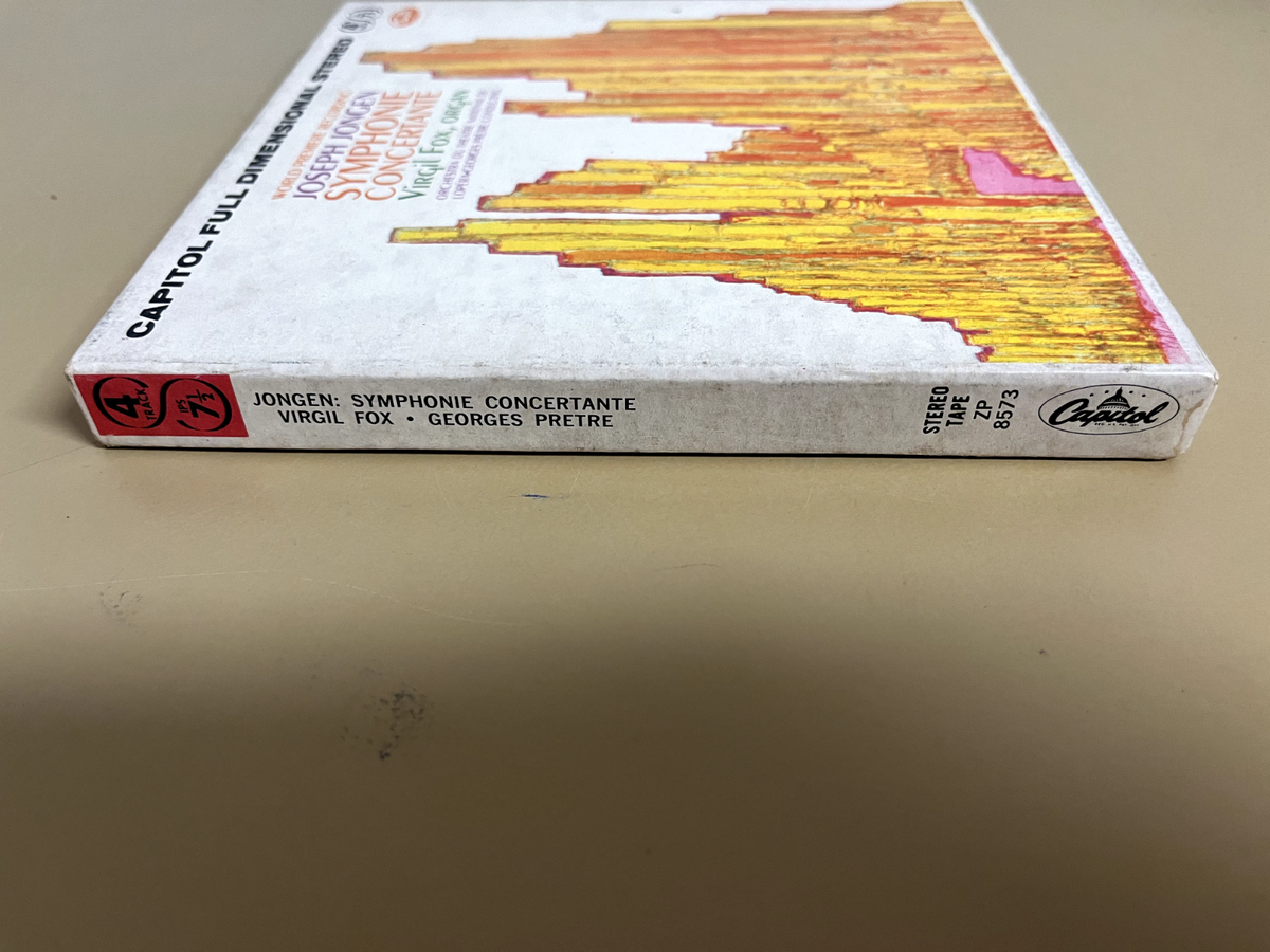 Joseph Jongen - Symphonie Concertante, Virgil Fox, Reel to