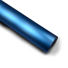 10,75€/m² Autofolie Matt Chrom metallic gebürstet Hellblau 3m x152cm Luftkanäle