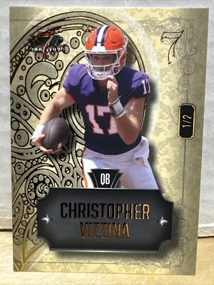 2023 Wild Card Christopher Vizzina 7 Card Studs Clemson Tigers #7CHR-15 #1/2