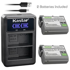 Kastar Battery Charger for Nikon EN-EL15 27011 ENEL15a EN-EL15b Z6 Z7 D7500