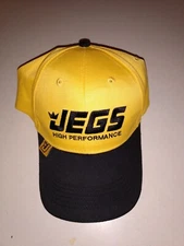 Jegs High Performance Hat, Adjustable Back, Yellow/Black, Used
