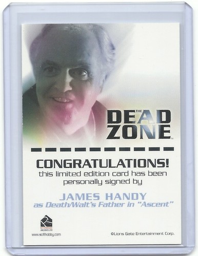The Dead Zone Expansion James Handy (Death / Walt's Father) autograph auto card - Picture 2 of 2