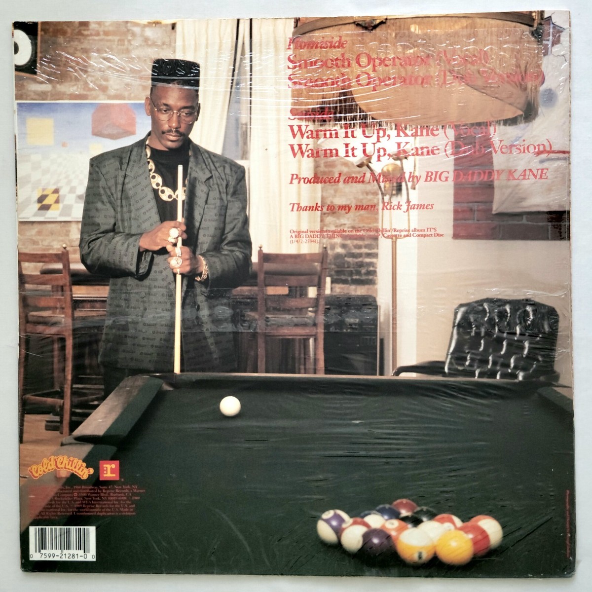 1989 - BIG DADDY KANE - SMOOTH OPERATOR / WARM IT UP KANE - COLD 