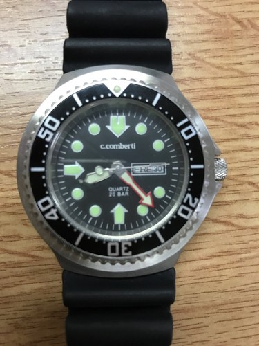 Taucheruhr C.Comberti 200 m neu - Bild 5 von 11