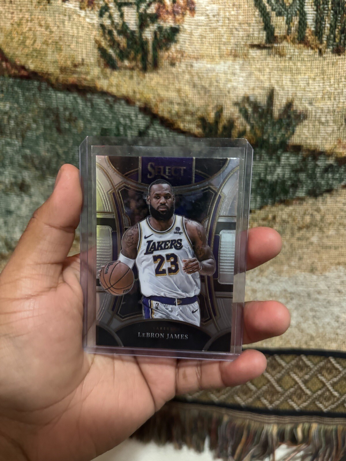 2023-24 Panini Select LEBRON JAMES Mezzanine Silver Prizm #335 Lakers