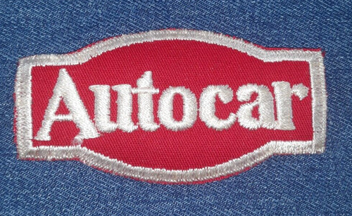 Original 70s Vintage AUTOCAR 4" Patch Trucks Rig Semi Hat Retro Cool Logo