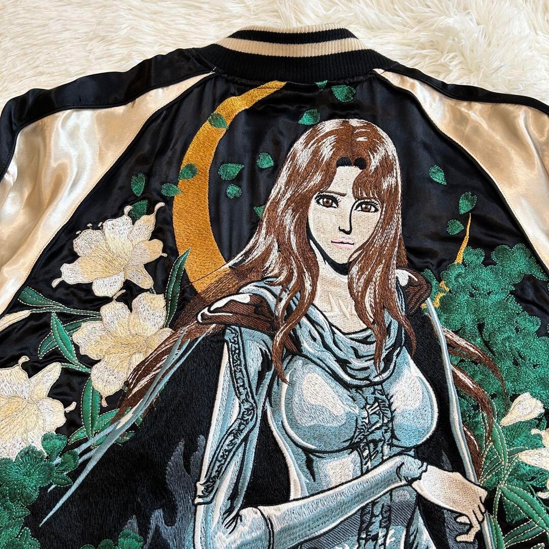 朱鳥 様 Karakuri Tamashii Hokuto No Ken Sukajan Jacket Reversible Yuria