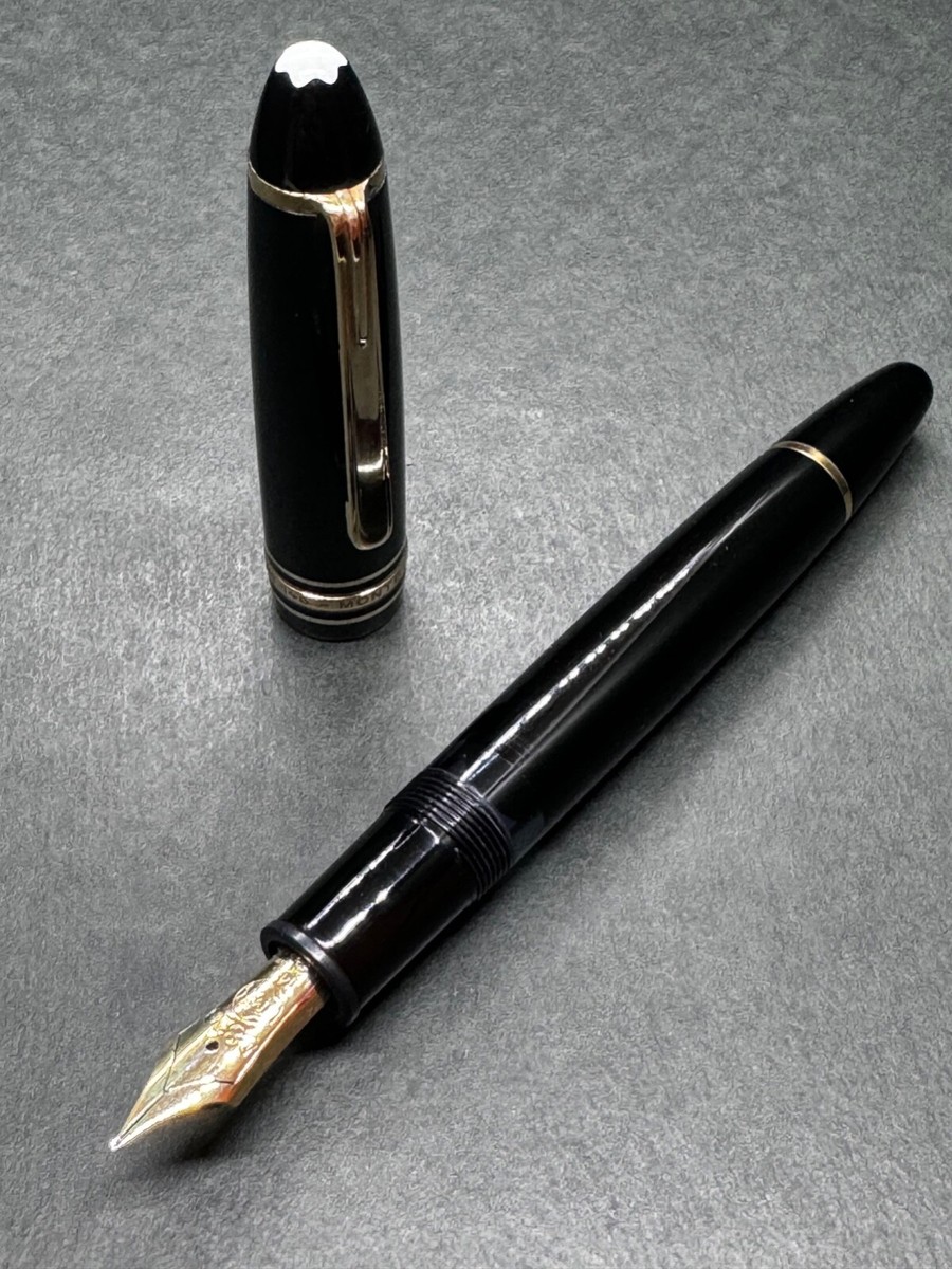 Excellent] MONTBLANC MEISTERSTUCK 146 Black GT Fountain Pen 14C