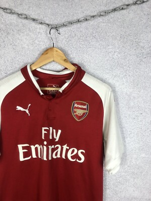 Arsenal FC 2017-2018 Home Puma Soccer Jersey Football Shirt | eBay