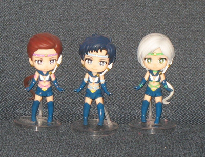 SAILOR STARLIGHTS SAILOR MOON STARS Maker Fighter Healer Figuarts Figur SEHR GUT