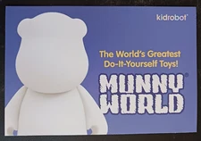 postcard art Kidrobot Munny World unposted Dunny