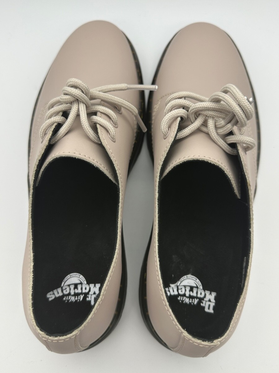 Dr Martens Zavala Lo Beige Leather Oxford Shoes Men display picture 2