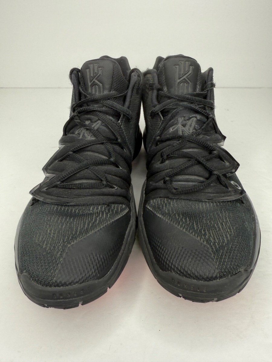 Nike Kyrie 5 Black Neon Rainbow Sole Basketball AO2918-001 Men's