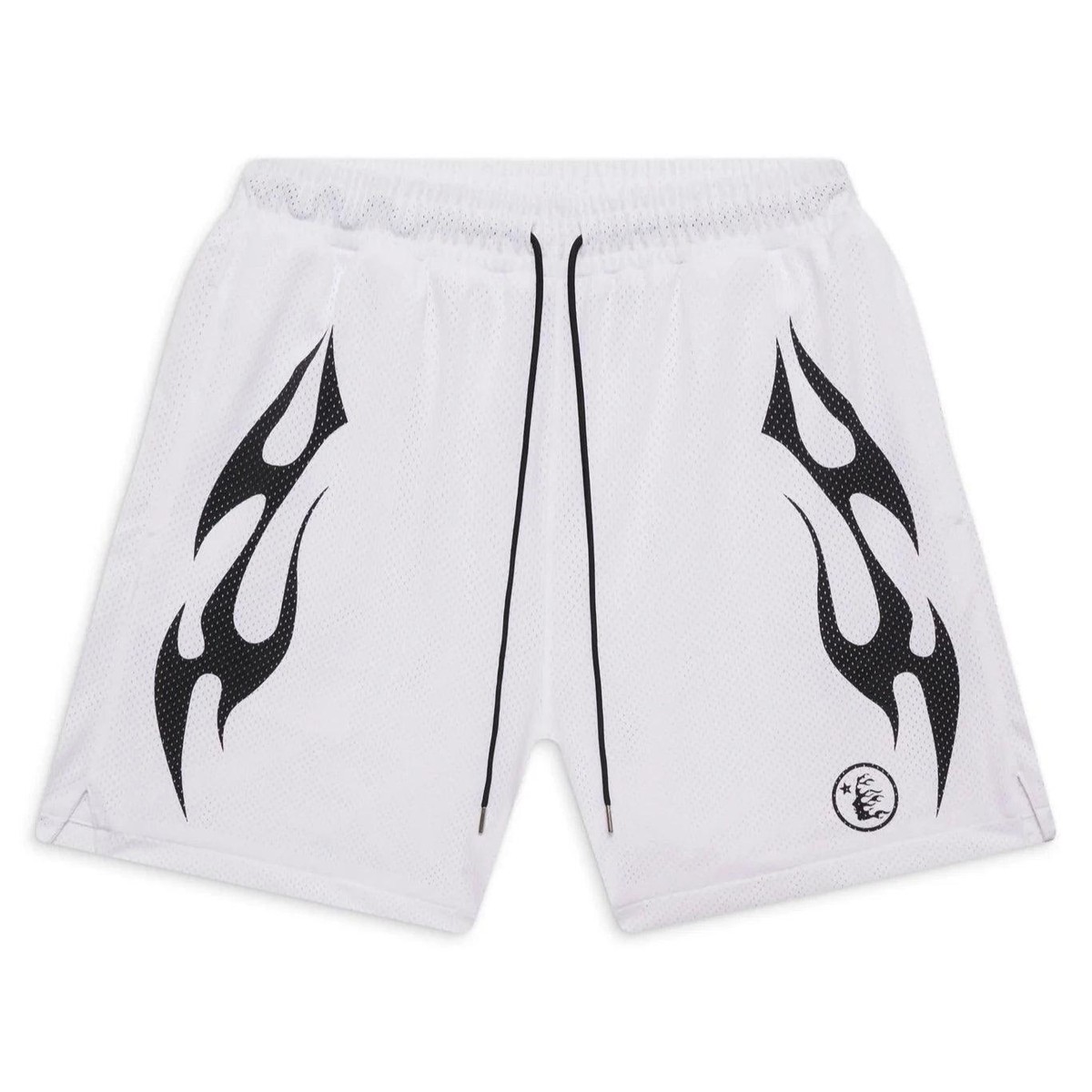 Hellstar Flame Mesh Shorts White | eBay