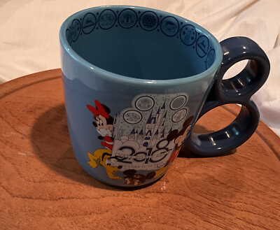 Disney World 2018 Collector's Mug - Blue The Year to be Here - Mickey Mouse