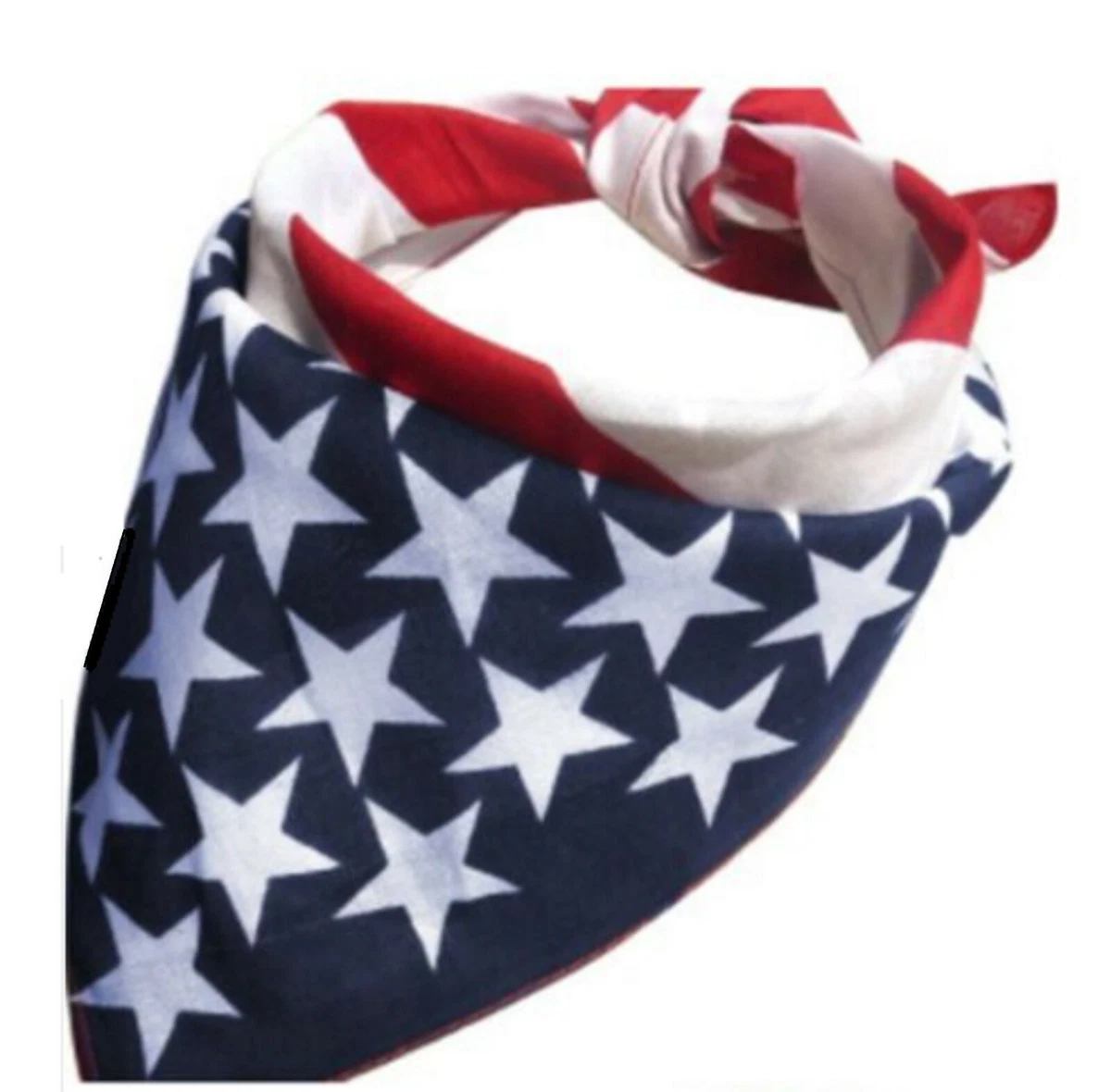 Foulard tube USA style cowboy - Accessoire drapeau américain original