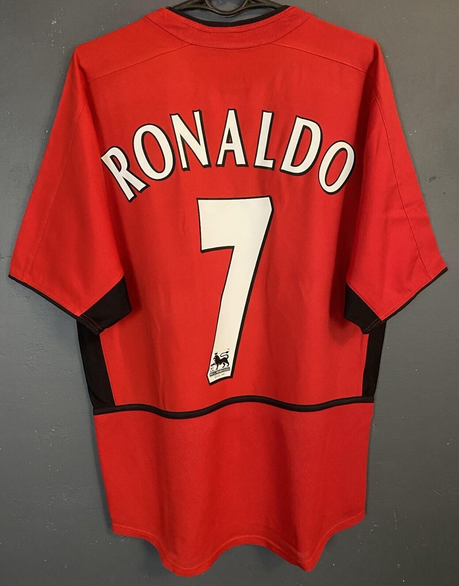【未使用品】2004シーズン　 マンチェスターユニフォーム　RONALDO 7 RONALDO #7 MEN'S MANCHESTER UNITED 2003/2004 SOCCER FOOTBALL