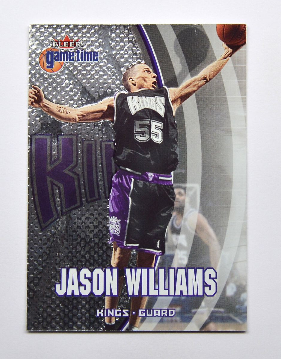 スポーツ選手 FLEER THE GAME JASON WILLIAMS 2000-01 Fleer Game Time #38 Jason Williams | eBay