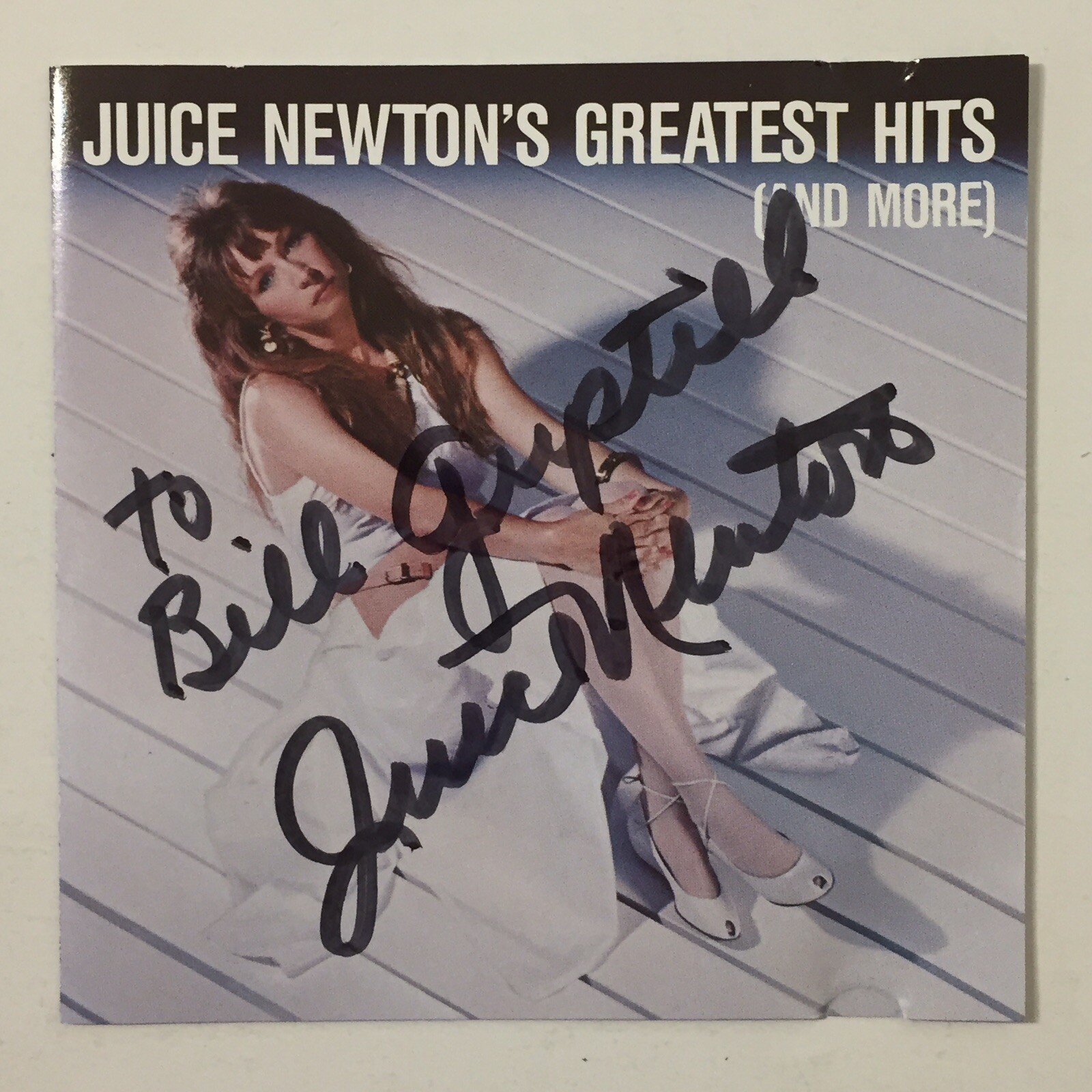 SIGNED Juice Newton Greatest Hits And More CD Hand Autographed Queen Of