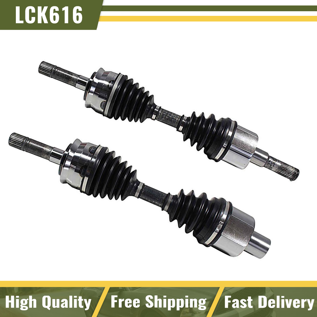 Pair Front CV Axle CV Joint for 1998 1999 2000 Ford Ranger Mazda