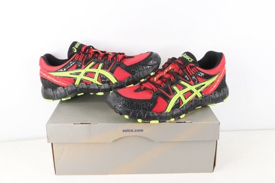 NOS Vintage Asics Gel Fuji Trainer 2 Running Shoes Sneakers Red Neon Mens  11.5 | eBay