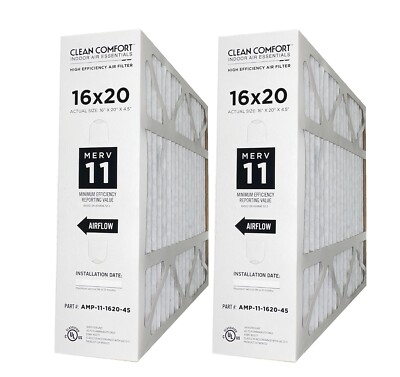 Goodman AMP-11-1620-45 (2-Pack) - 16'' x 20'' x 4.5'' Clean Comfort Air Filter M11