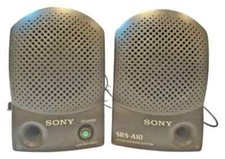 Sony SRS-A10 Active Speaker System Portable TESTED WORKING/Needs Cleaning AS-IS