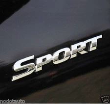 Car Emblem SPORT ABS Chrome for Highlander Suv side Trunk Badge Sticker