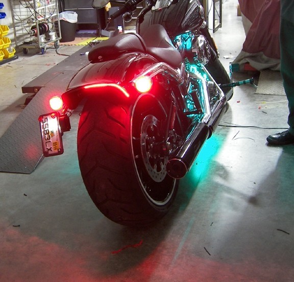 HarleyDavidson Light Flash Motorcle ブラウン LED Fender Brake Light/Turn Signal Kit - Harley Davidson