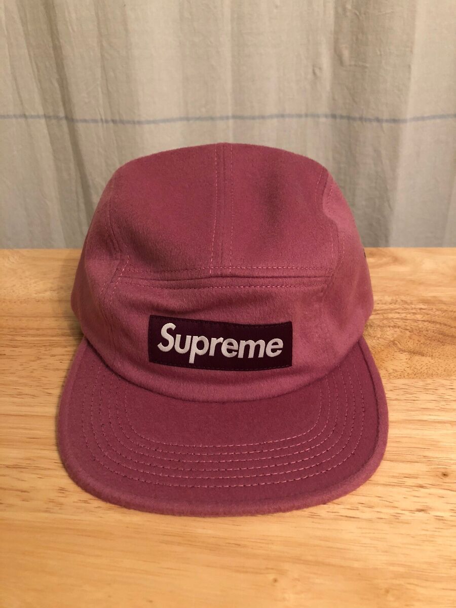 Supreme Loro Piana Wool Camp Cap Hat 5 Panel Pink FW13 NWOT Supreme Loro Piana Wool Camp Cap Hat 5 Panel Pink FW13 NWOT