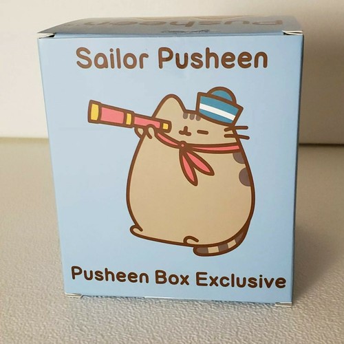 Summer 2019 Pusheen Box Exclusive Sailor Pusheen Vinyl Figure Blue Hat 12+ NIB - Picture 6 of 8