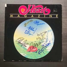 *HEART * MAGAZINE * signed autographed vinyl album * ANN & NANCY WILSON +4 * 2