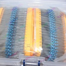 600/820/2600pcs 1/4W 1 Metal Film Resistors Resistance Assortment Kit Set