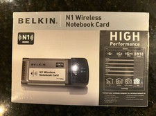 BELKIN N1 Wireless N Notebook MIMO 802.11n Card F5D8011  PS/2 Female to USB 2.0