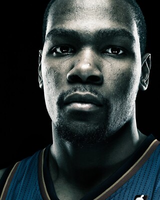 Kevin Durant Up Close Portrait Oklahoma City Thunder 8x10 NBA Basketball Photo
