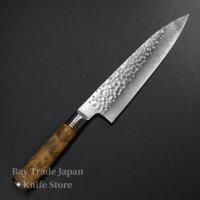 Japanese Saji Takeshi Hammered SG2 Super Gold 2 Gyuto Chef Knife 210mm Japan