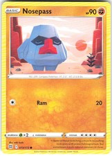 Nosepass 073/172 Brilliant Stars BRS NM Pokemon Card TCG