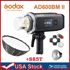Godox AD600BMII 600Ws Bowens Mount Outdoor Flash 85cm softbox barndoor gels KIT