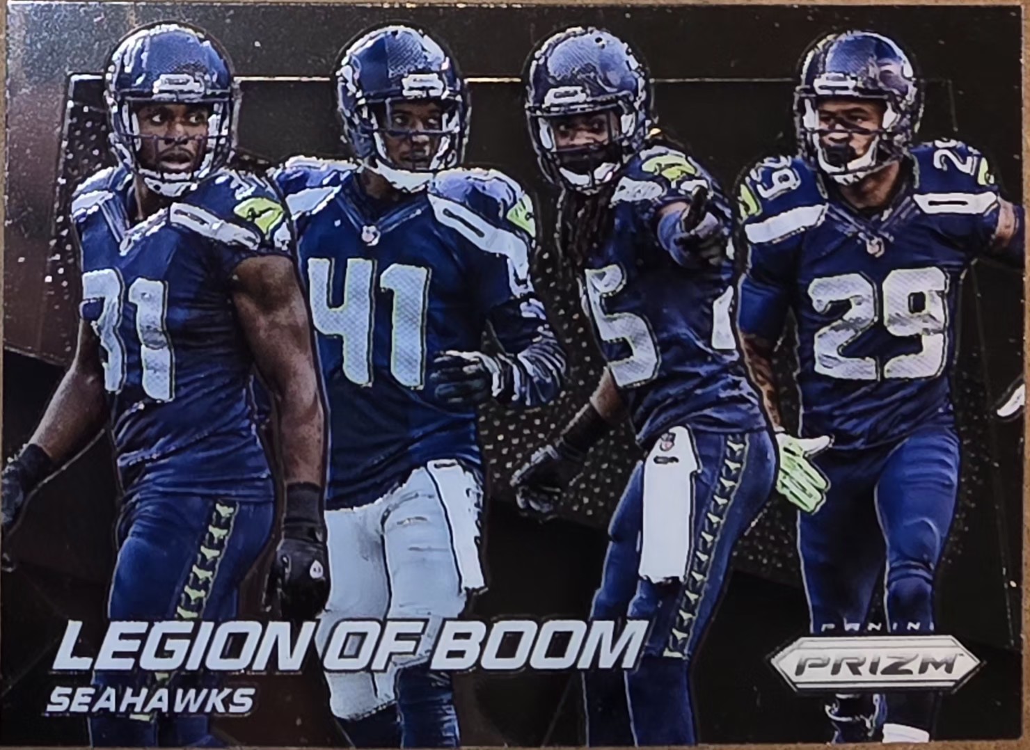 LEGION OF BOOM - SEATTLE SEAHAWKS SPECIAL CARD - 2014 PANINI PRIZM FOOTBALL 