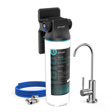 SW10F Under Sink Water Filter System with Brushed Nickel Faucet, NSF Certified