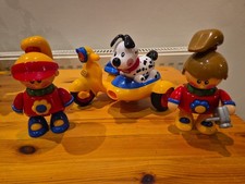 Tolo First Friends Toys Girl dog Figure With Scooter Sidecar Click Clack ELC