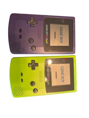 GameBoy Color with Games, Case, & Cable