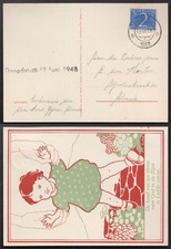 Netherlands postcards #15 - Almelo 1952 baptism