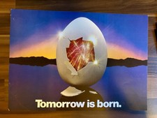 Acidic Productions Rave Flyer , Tomorrow Is Born , A4 April 1992