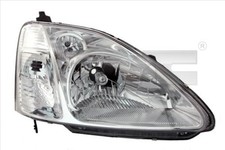 Hauptscheinwerfer TYC 20-6252-05-2 für EP EU CIVIC HONDA EV 7 Hatchback EP1 EU7