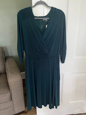 Danny & Nicole NET Dark green Fit and Flare dress size 18W