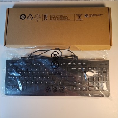 Lenovo Wired USB Calliope Desktop Keyboard 5D50U84434 New