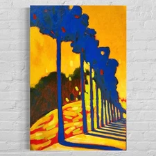 Large Abstract Original Landscape Oil Painting Impressionism Modern Art Signed