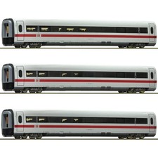 ROCO 74030 Set 3 pezzi: carro intermedio ICE 1, DB AG, ep. VI H0 + Nuovo